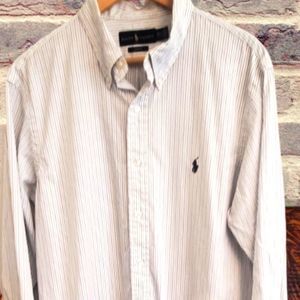 "Ralph Lauren" / White Button Down